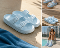 Claquettes Confort+ Bleu Ciel